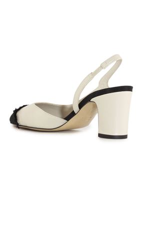 Slingback Ficus In White Leather ROBERTO FESTA | FICUSOFFWHITE